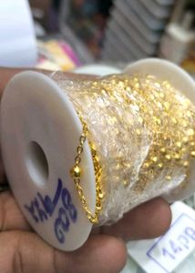 Elegant Gold Chain Necklace 2meter