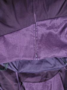 Elegant Purple High-Low Dress