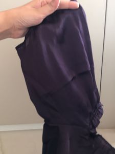 Purple Ruffle Blouse