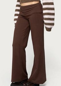 Brown Flare Leggings