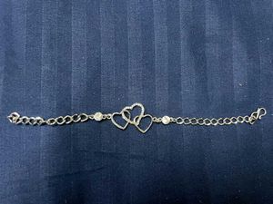 Silver Heart Charm Bracelet