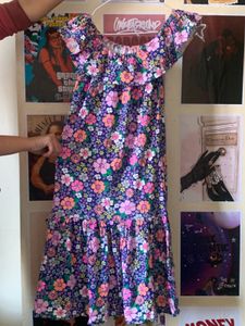 Floral Off-Shoulder Maxi Dress
