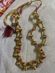 Traditional Gold Bead Necklace