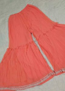 Designer Short Frock with Garara &amp; Dupatta