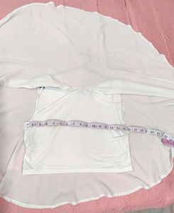 ZARA Chic White Flowy Top