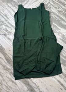 Elegant Green Silk Kurta