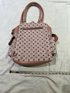 Stylish Pink Monogram Handbag