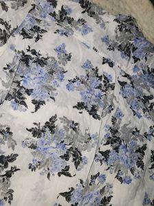 Floral Print Button-Up Tunic