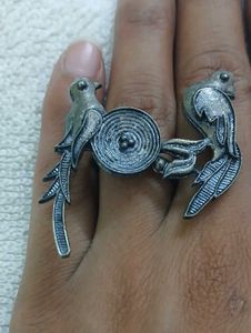 Cobra Ring - Silver Tone