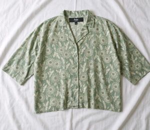 Printed Over Sized Shirt