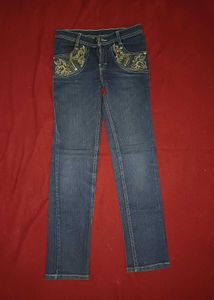 Embellished Pocket Jeans