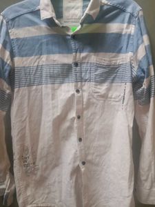 Men's Striped Long Sleeve Shirt