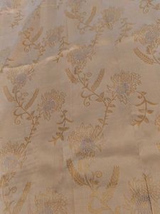 Elegant Cream &amp; Gold Saree