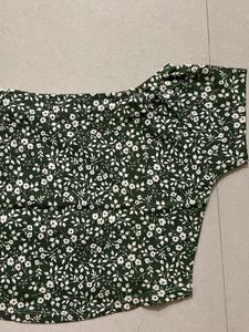 Ginger Floral Print Crop Top