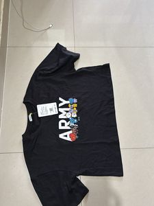 Black ARMY Graphic T-Shirt