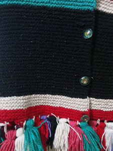 Boho Knitted Vest with Tassels