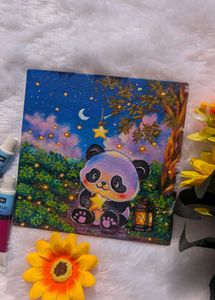 Mini Panda Cute Painting