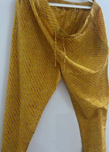 Elegant Yellow Kurta Set- 3 piece