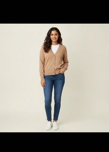 Classic Camel Cardigan