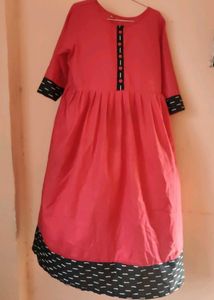 Vibrant Red Ethnic Gown