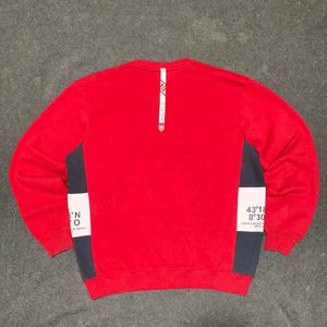 Red Graphic Sweatshirt