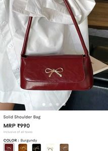 Chic Bow Shoulder Bag from SAVANA