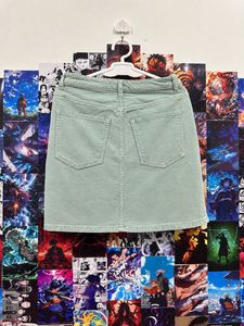 Light Blue Denim Mini Skirt