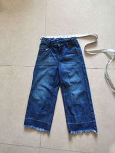 Kids Wide Leg Denim Jeans