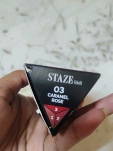 STAZE Love Tri-Angle 3-in-1 Lipstick Caramel Rose