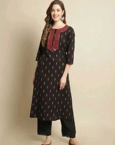 Cotton Embroidred Kurti