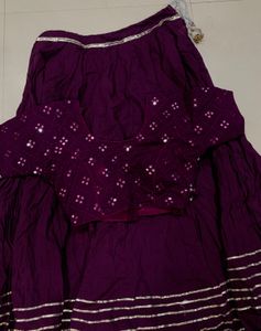 Elegant Purple Lehenga Choli Set
