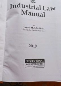 Labour Law book by justice MR Malick