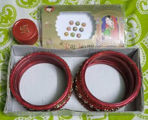 Indian Wedding Bangles, Bindi & Sindoor