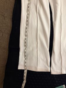 Classic White Flare Pants