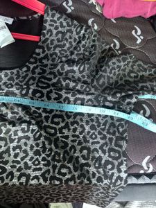 Chic Leopard Print Bell Sleeve Top
