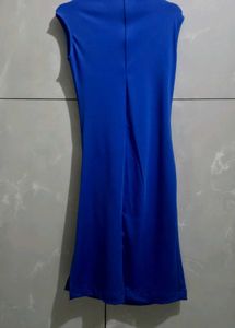 Royal Blue Ruched Dress