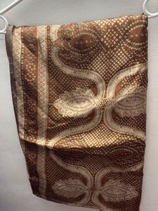 Brown Patterned Saree