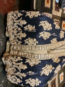 havy Elegant Navy Embroidered Kurta Set