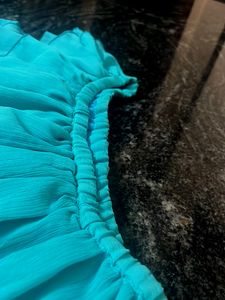 Aqua Chiffon Dress
