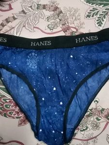 Hanes Blue Galaxy Print Briefs