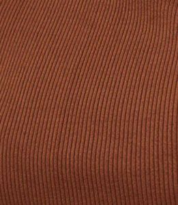 Elegant Brown Mock Neck Dress