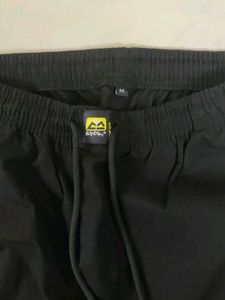 Men's Black Cargo Jogger Pants