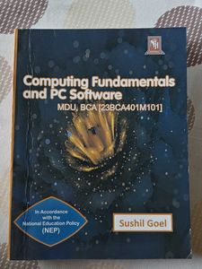 Computing Fundamentals and PC Software