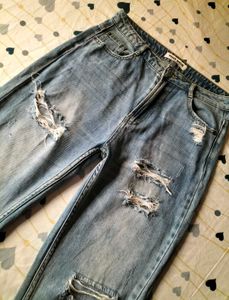 Ripped Denim Jeans
