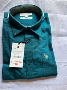 U.S. Polo Assn. Teal Shirt new with tag