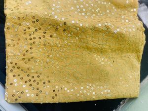 Golden Sequin 2.5meter fabric