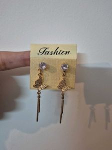 Dangling Butterfly Earrings