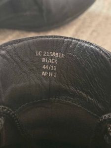 Lee Cooper Men's Black Leather High-Top Boots