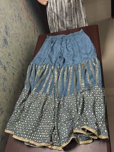 Embroidered Blue Kurta