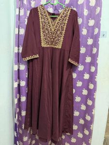 Elegant Maroon Kurta Set with Dupatta